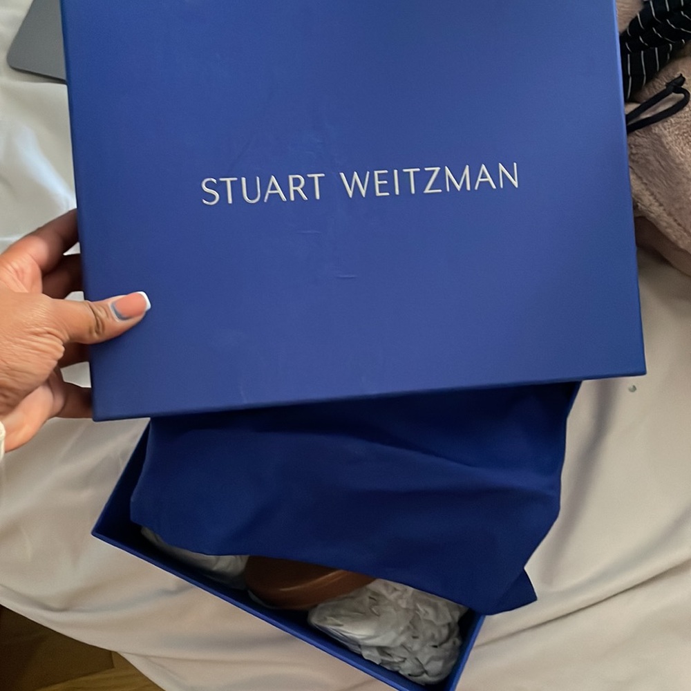 Stuart Weitzman Nudist Disco Cappuccino
